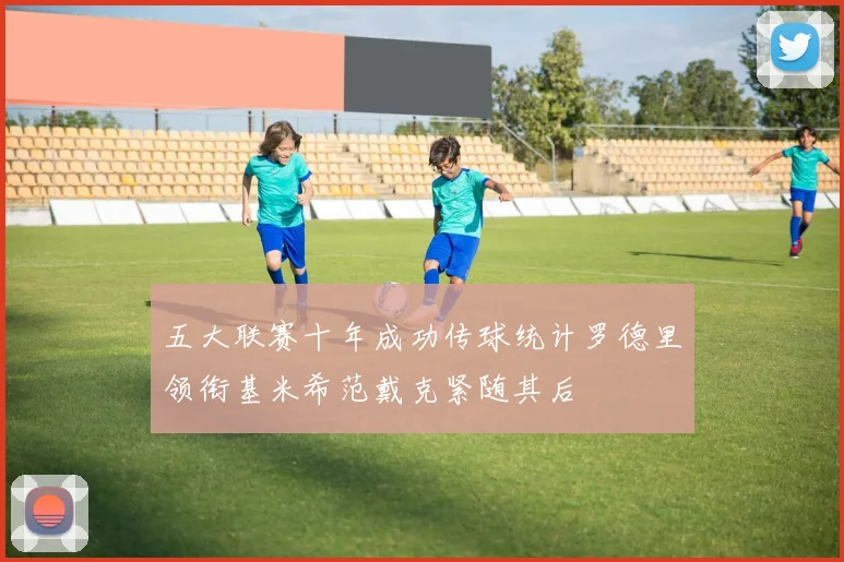 五大联赛十年成功传球统计罗德里领衔基米希范戴克紧随其后